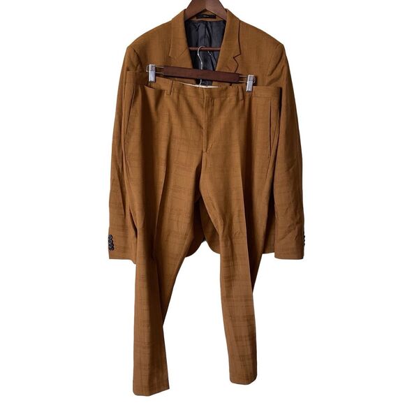 Paul Smith Other - Paul Smith Mens 42R 2 Piece Kensington Suit Jacket Pants Copper Wool Silk Blend